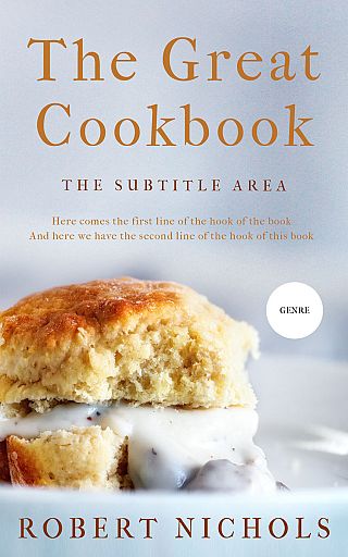 3D mockup of Iron #10425 - Premade Cookbooks & Food & Wine Book Cover | BookCoverZone