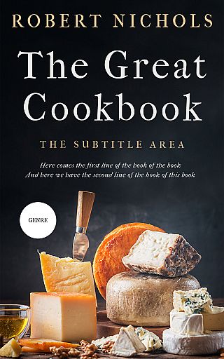 3D mockup of Tan #10427 - Premade Travel Book Cover | BookCoverZone