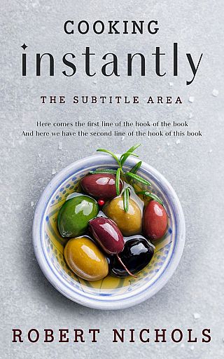 3D mockup of Ghost #10434 - Premade Cookbooks & Food & Wine Book Cover | BookCoverZone