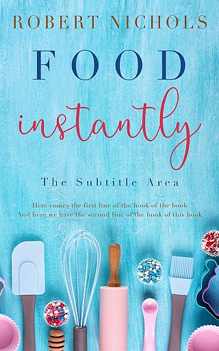 3D mockup of Seagull #10454 - Premade Cookbooks & Food & Wine Book Cover | BookCoverZone