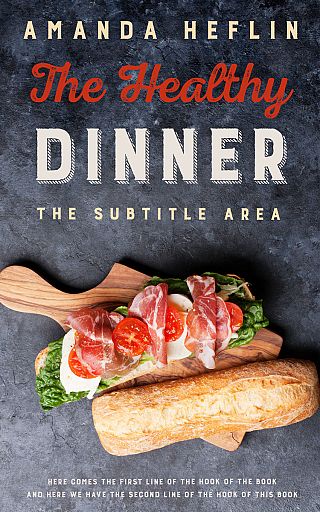3D mockup of Mako #10476 - Premade Cookbooks & Food & Wine Book Cover | BookCoverZone