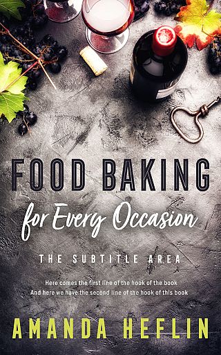 3D mockup of Tundora #10504 - Premade Cookbooks & Food & Wine Book Cover | BookCoverZone