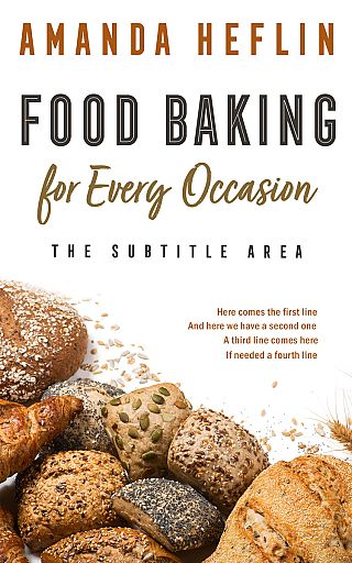 3D mockup of Driftwood #10509 - Premade Cookbooks & Food & Wine Book Cover | BookCoverZone