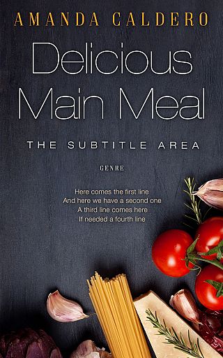 3D mockup of Tuna #10547 - Premade Cookbooks & Food & Wine Book Cover | BookCoverZone