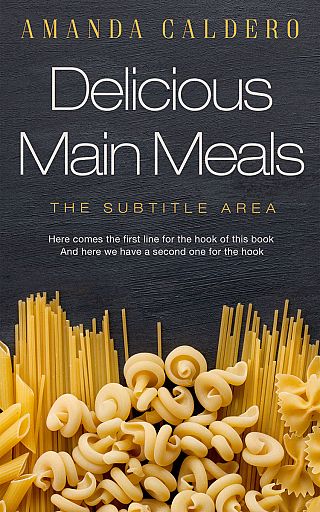 3D mockup of Di Serria #10554 - Premade Cookbooks & Food & Wine Book Cover | BookCoverZone