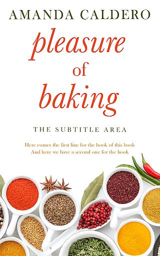 3D mockup of Satin Linen #10575 - Premade Cookbooks & Food & Wine Book Cover | BookCoverZone