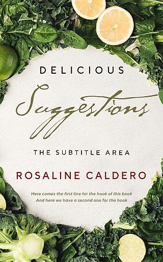 3D mockup of White Rock #10610 - Premade Cookbooks & Food & Wine Book Cover | BookCoverZone