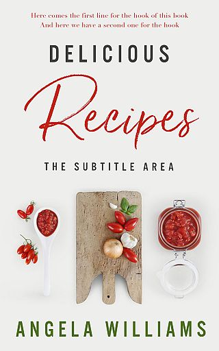 3D mockup of Mercury #10617 - Premade Cookbooks & Food & Wine Book Cover | BookCoverZone