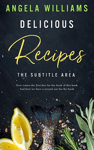 3D mockup of Ebony Clay #10624 - Premade Cookbooks & Food & Wine Book Cover | BookCoverZone