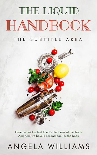 3D mockup of Ebb #10639 - Premade Cookbooks & Food & Wine Book Cover | BookCoverZone