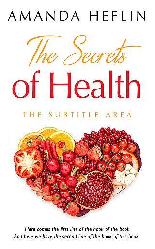 3D mockup of Persian Red #10681 - Premade Health & Dieting & Fitness Book Cover | BookCoverZone