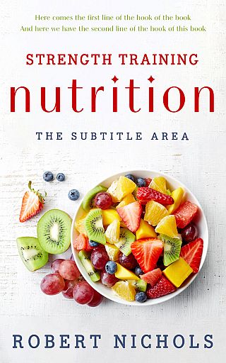 3D mockup of Cararra #10713 - Premade Health & Dieting & Fitness Book Cover | BookCoverZone