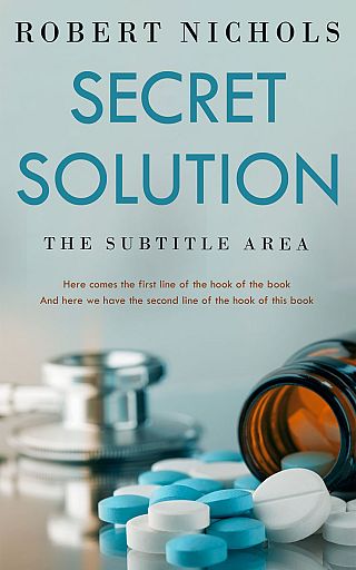 3D mockup of Submarine #10750 - Premade Medical Book Cover | BookCoverZone