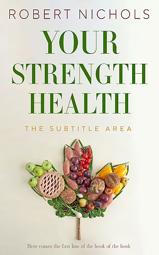 3D mockup of Green White #10772 - Premade Health & Dieting & Fitness Book Cover | BookCoverZone