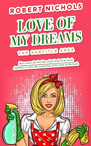 3D mockup of Carnation #10783 - Premade Literary Fiction Book Cover | BookCoverZone