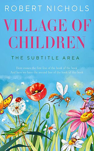 3D mockup of Turquoise Blue #10797 - Premade Nature Book Cover | BookCoverZone