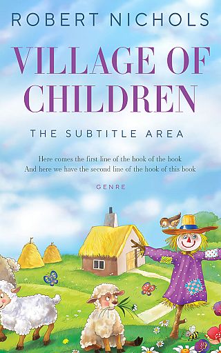 3D mockup of Spindle #10798 - Premade Children's Book Cover | BookCoverZone