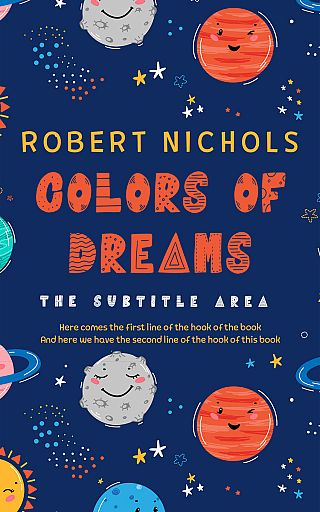 3D mockup of Blue Zodiac #10806 - Premade Children's Book Cover | BookCoverZone