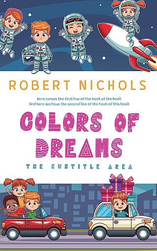 3D mockup of Blue Bayoux #10809 - Premade Children's Book Cover | BookCoverZone