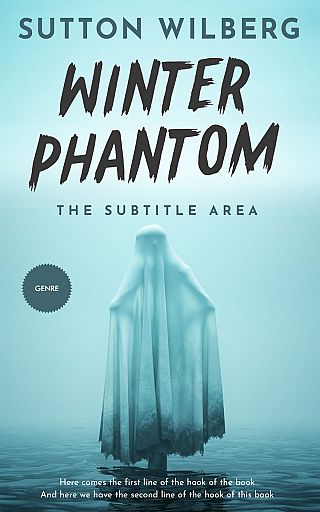 3D mockup of Powder Blue #10896 - Premade Horror Book Cover | BookCoverZone