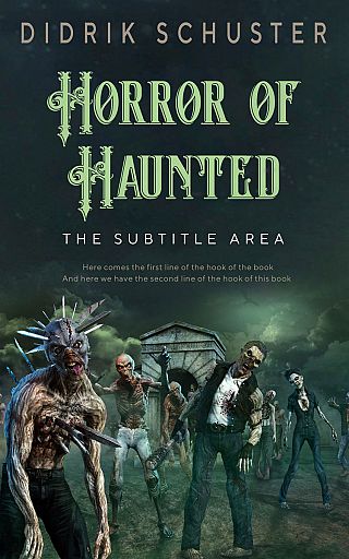 3D mockup of Outer Space #10941 - Premade Horror Book Cover | BookCoverZone