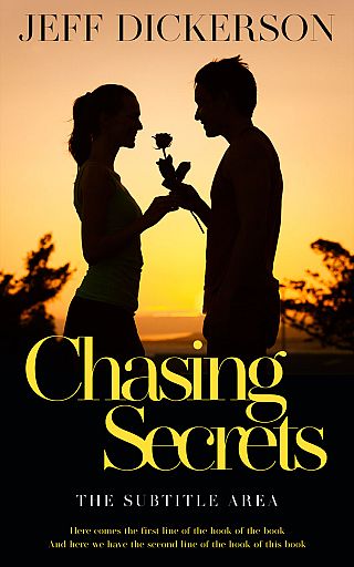 3D mockup of Golden Sand #11386 - Premade Romance Book Cover | BookCoverZone