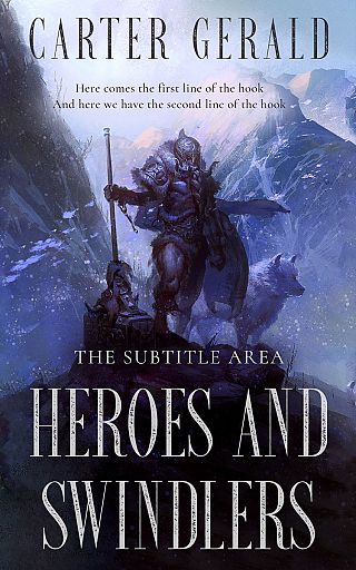 3D mockup of Periwinkle Gray #11566 - Premade Fantasy Book Cover | BookCoverZone