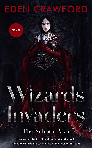 3D mockup of Cinder #11644 - Premade Fantasy Book Cover | BookCoverZone