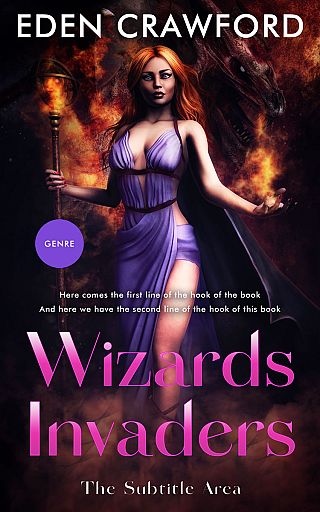 3D mockup of Gondola #11670 - Premade Fantasy Book Cover | BookCoverZone