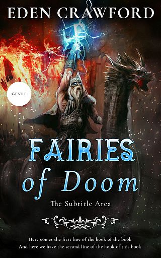 3D mockup of Zeus #11676 - Premade Fantasy Book Cover | BookCoverZone