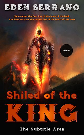 3D mockup of Raw Sienna #11723 - Premade Fantasy Book Cover | BookCoverZone