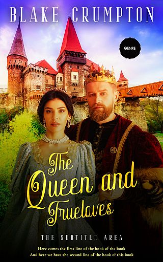3D mockup of Calico #11833 - Premade Royal Romance Book Cover | BookCoverZone