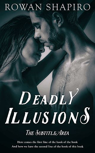 3D mockup of Black #12014 - Premade Erotica Book Cover | BookCoverZone