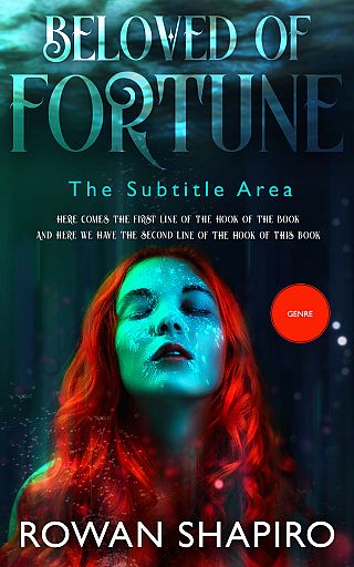 3D mockup of Shark #12175 - Premade Poetry Book Cover | BookCoverZone