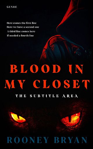 3D mockup of Cinder #12204 - Premade Horror Book Cover | BookCoverZone