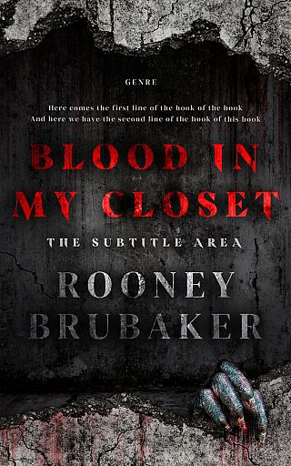3D mockup of Cod Gray #12206 - Premade Horror Book Cover | BookCoverZone