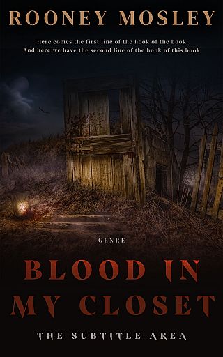 3D mockup of Zeus #12212 - Premade Horror Book Cover | BookCoverZone