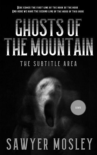 3D mockup of Cod Gray #12238 - Premade Horror Book Cover | BookCoverZone