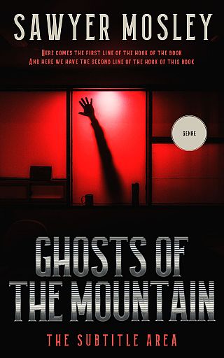 3D mockup of Roman #12241 - Premade Horror Book Cover | BookCoverZone