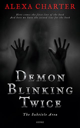 3D mockup of Cod Gray #12346 - Premade Horror Book Cover | BookCoverZone