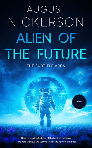 3D mockup of Black Pearl #12369 - Premade Apocalyptica Book Cover | BookCoverZone