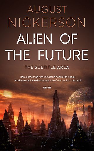 3D mockup of Cork #12371 - Premade Science Fiction Book Cover | BookCoverZone