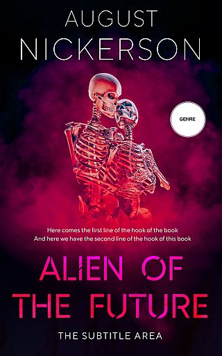 3D mockup of Hibiscus #12376 - Premade Science Fiction Book Cover | BookCoverZone