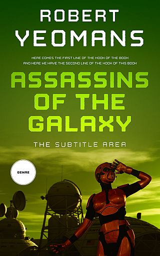 3D mockup of Green Leaf #12386 - Premade Science Fiction Book Cover | BookCoverZone