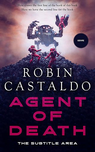 3D mockup of Revolver #12411 - Premade Apocalyptica Book Cover | BookCoverZone