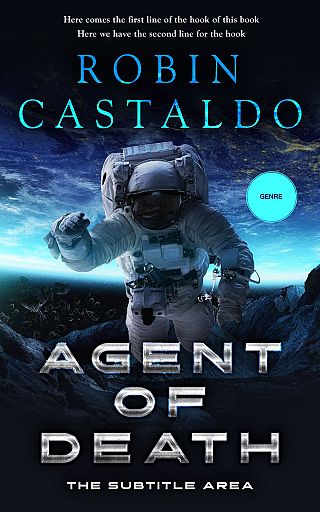 3D mockup of Ebony #12415 - Premade Science Fiction Book Cover | BookCoverZone