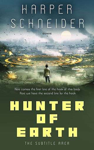 3D mockup of Lunar Green #12425 - Premade Apocalyptica Book Cover | BookCoverZone