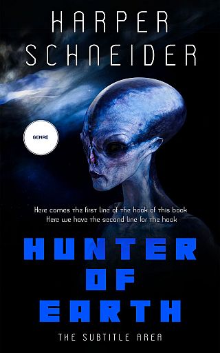3D mockup of Ebony #12426 - Premade Science Fiction Book Cover | BookCoverZone