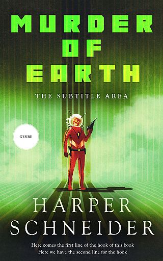 3D mockup of Green Kelp #12482 - Premade Science Fiction Book Cover | BookCoverZone