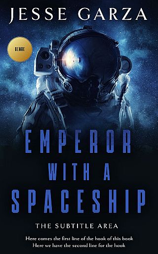 3D mockup of Ebony #12501 - Premade Science Fiction Book Cover | BookCoverZone